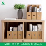  MS01 - Bộ 5 kệ hồ sơ, Kệ giấy đựng hồ sơ - 26x10x30 cm 