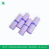  MT1TP - Túi nilon đóng hàng - Tím Pastel - 25x35cm 