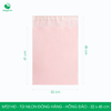 MT21HD - Túi nilon đóng hàng màu Pastel - Hồng đào - 32x45cm 