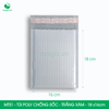  MTS1 - 18x16cm - Túi poly chống sốc - Trắng xám 