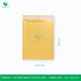  MTS3KV - Túi giấy Kraft chống sốc - Vàng nâu - 23x16,5 cm 