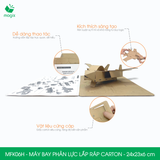  MFK06H - Máy bay phản lực lắp ráp bằng carton - 24x23x6 cm 