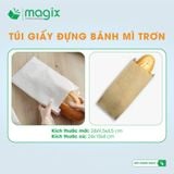  MFT1B - Túi bánh mì nâu - 24 x 9,5 x 4,5 cm 