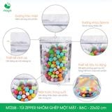  MTZ6B - 22x32cm - Túi Zipper nhôm ghép - Bạc 