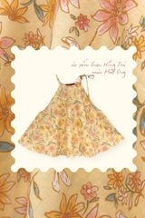 Áo yếm linen Hồng trà - Mật ong