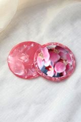 Gương nhựa cầm tay - khuôn tròn