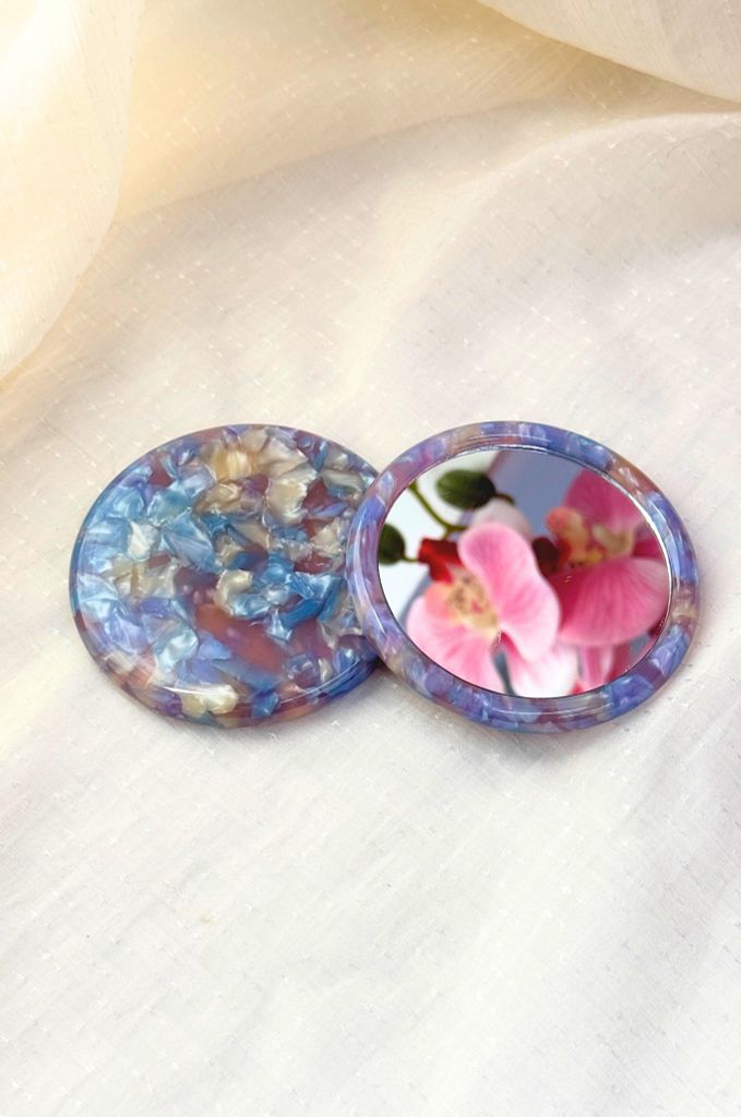 Gương nhựa cầm tay - khuôn tròn