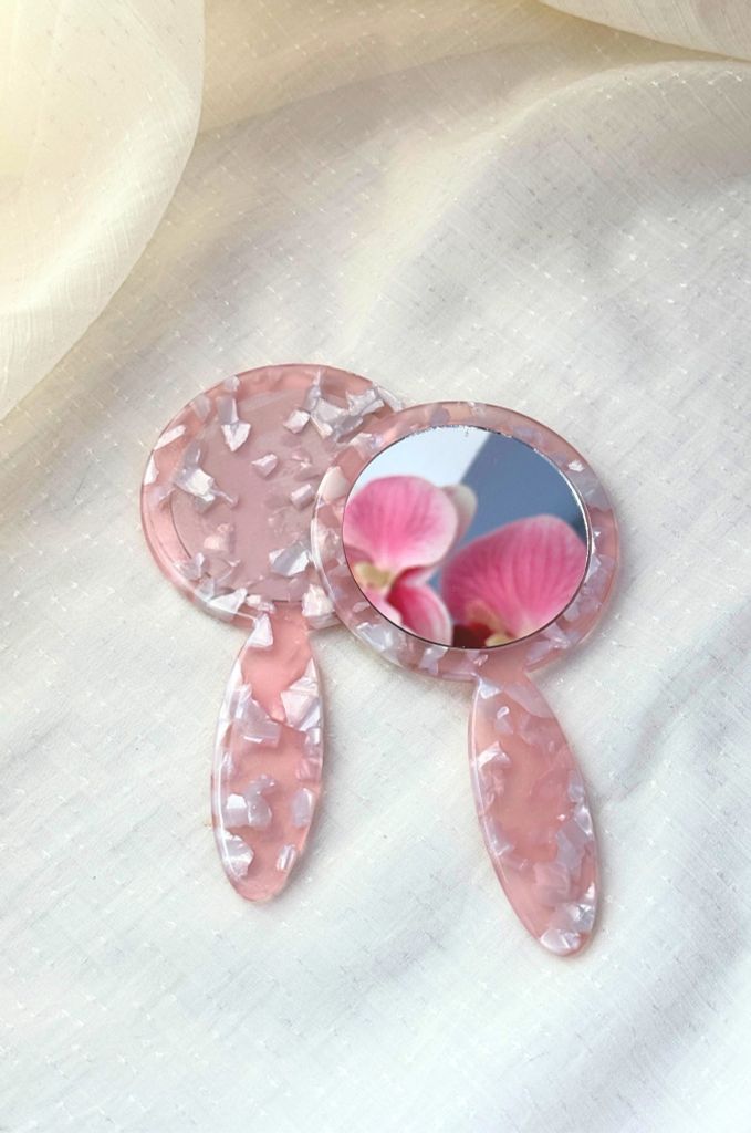 Gương nhựa cầm tay