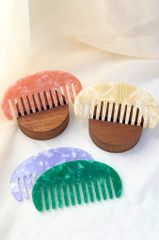 Lược nhựa họa tiết vân đá