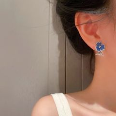 Hoa tai D1802 Hoa xanh dương chim én