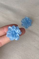 Hoa tai D2015 Hoa tai hoa xà cừ xanh biển