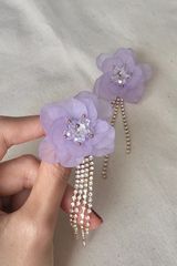 Hoa tai D2003 Hoa tai hoa tím lớn