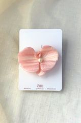 Kẹp tóc KE-077 hoa lan sứ - hồng