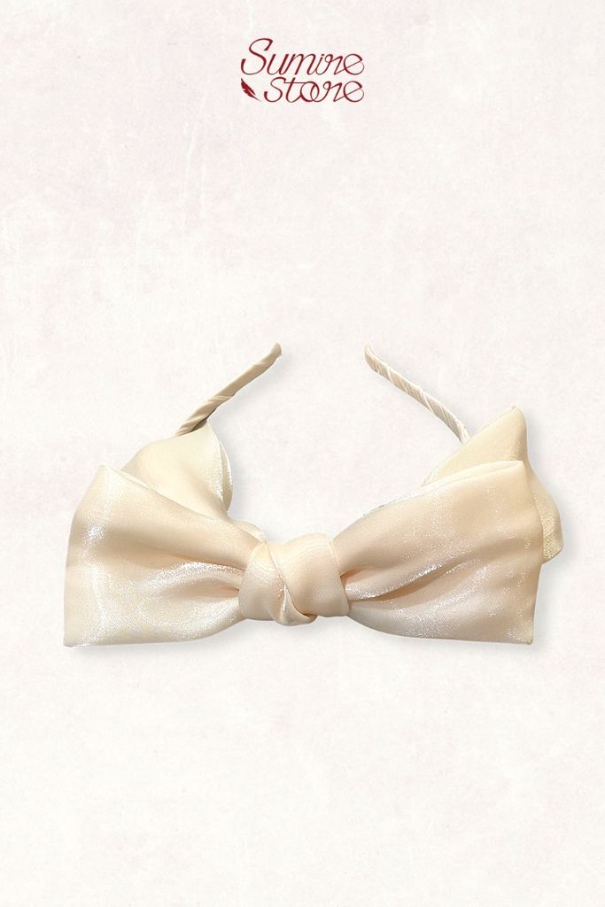 Cài tóc Organza nơ