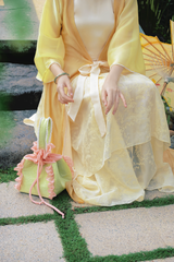 Áo khoác tứ thân Xuân Huyên - Vàng nắng