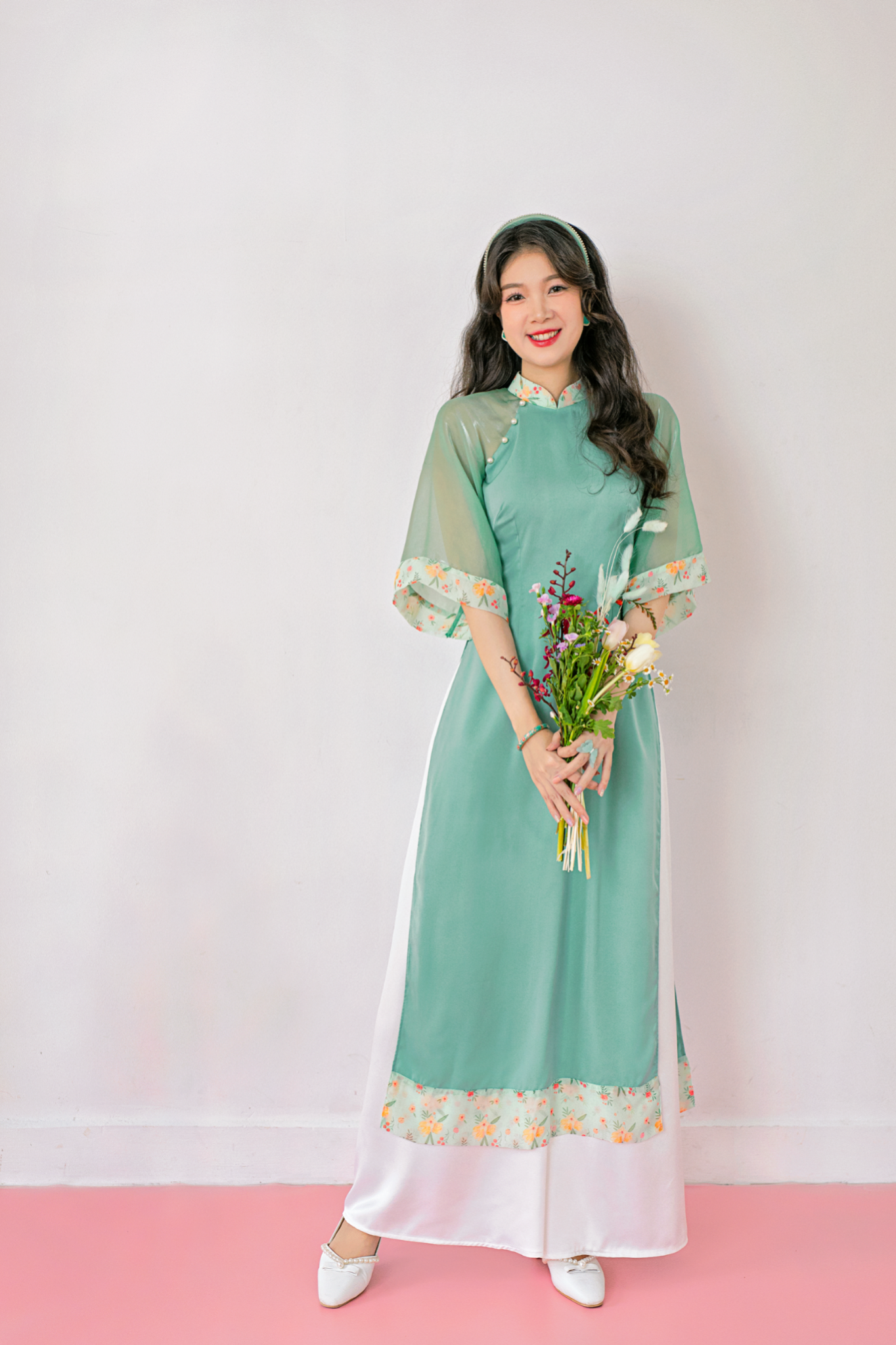 Áo thun cổ bẻ màu xanh ngọc bích  Đồng Phục TONA