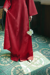 Áo dài Truyền thống Phúc Hương - Đỏ