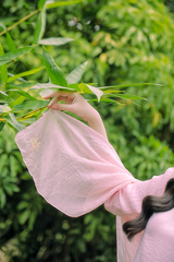 Khăn tơ thêu Châu Hoa