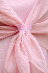 Khăn tơ thêu Châu Hoa