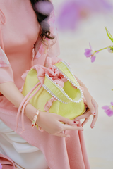 Áo dài Phương Hoa Xuân - Hồng ửng hoa trà