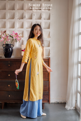 Áo dài linen Thêu tay An Điệp