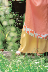 Quần linen Trúc Chi có túi - Vàng