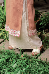 Áo dài linen Thanh Quyên cổ đứng