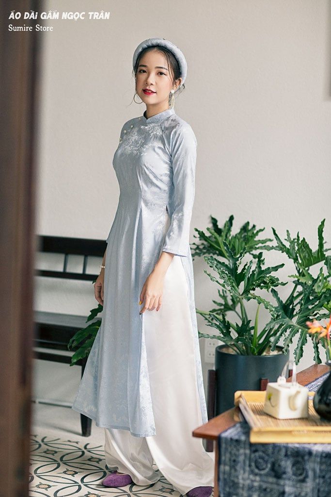 Mấn Tằm Nhung Một Sợi Đính Hạt