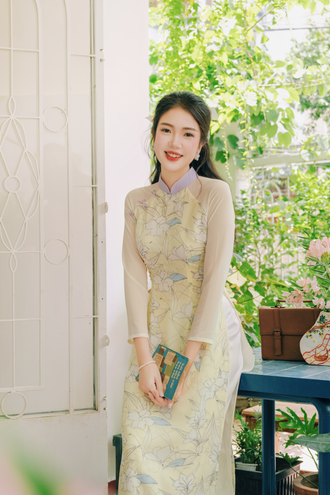 Áo dài Truyền thống Quỳnh Lam