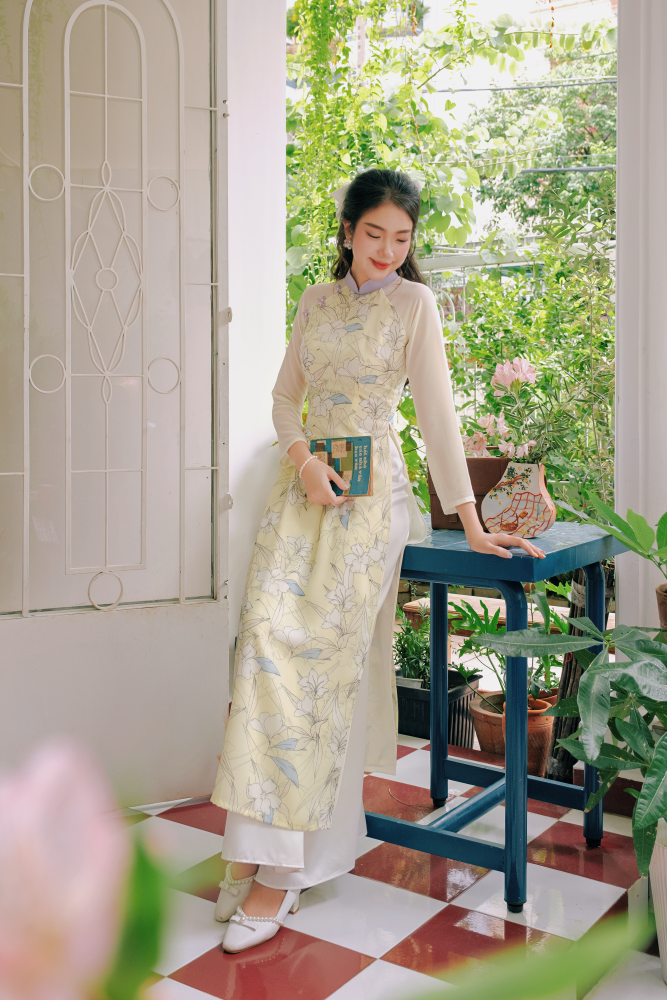Áo dài Truyền thống Quỳnh Lam