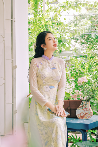 Áo dài Truyền thống Quỳnh Lam