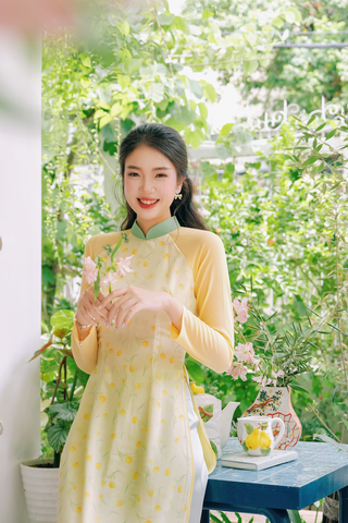 Áo dài Truyền thống Quỳnh Uyên