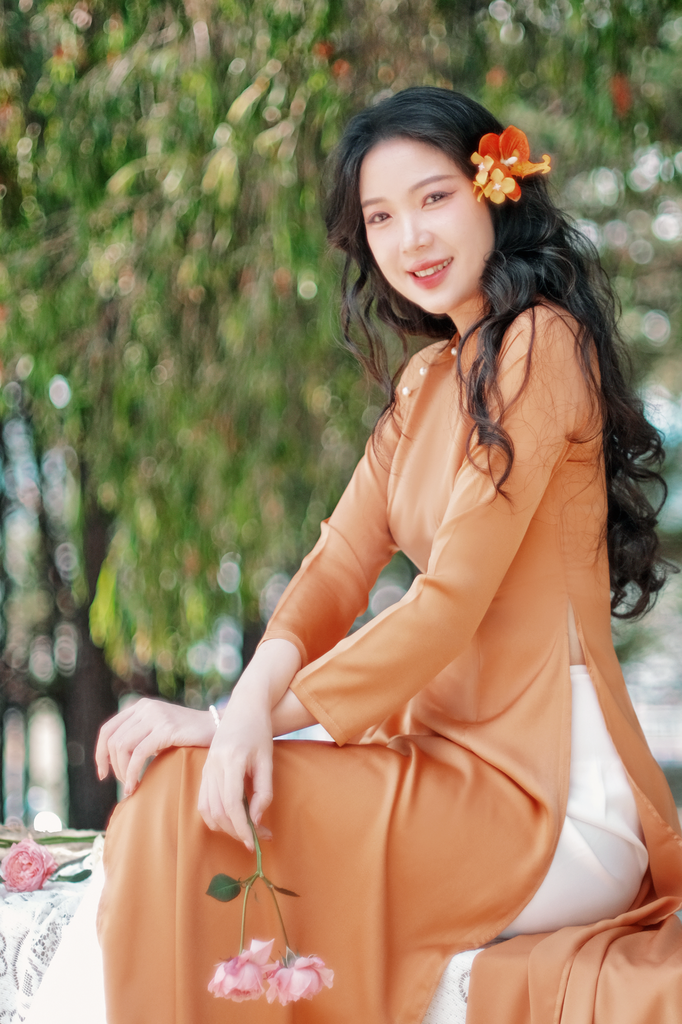 Áo dài Truyền thống Tú Trang