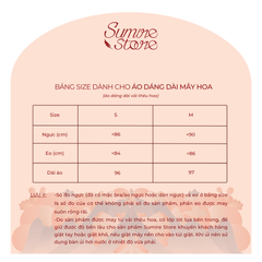 Áo dáng dài thêu hoa Mây Hoa