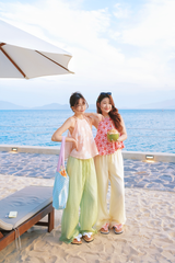 Quần tơ Thạch thủy tinh - Thạch trà