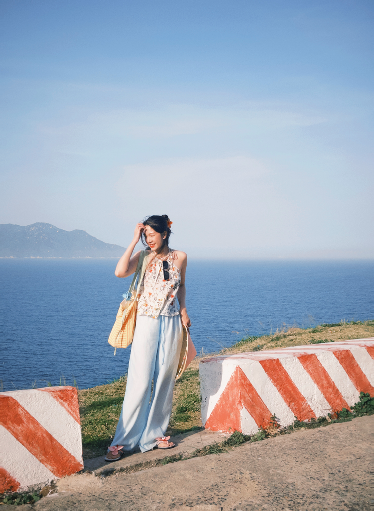 Áo yếm linen Hồng trà - Trăm hoa