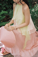 Chân váy tơ Thạch sương mai - Thạch ổi