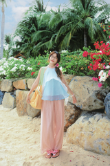 Áo yếm tơ Nước ép trái cây - Mây đào