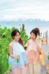 Áo yếm tơ Nước ép trái cây - Mây đào