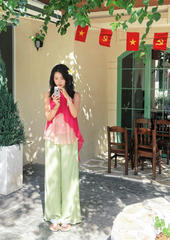 Quần tơ Thạch thủy tinh - Thạch trà