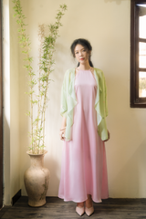 Đầm cổ yếm Sơn Trà - Hồng phấn