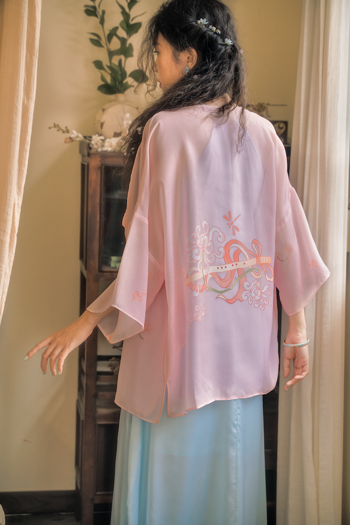 Đầm cổ yếm Sơn Trà - Xanh trời