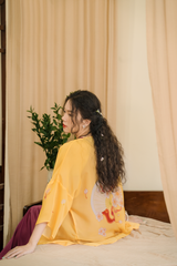 Đầm cổ yếm Sơn Trà - Tím