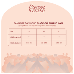 Guốc gỗ Đế cao bọc vải Phụng Lan