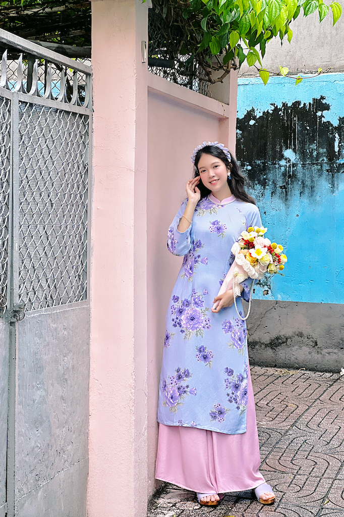 Quần Mai Chi - Hồng tím
