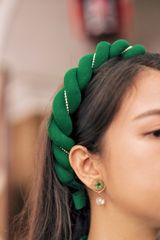 Áo dài Dáng xưa Yên Xuân - Xanh thông