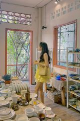 Áo yếm dệt hoa Hoa Hạ - Vàng