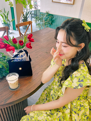 Đầm gấm Ngự Hà - Xanh lá mạ