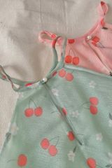 Áo yếm Cherry Anh Đào - Hồng ánh cam