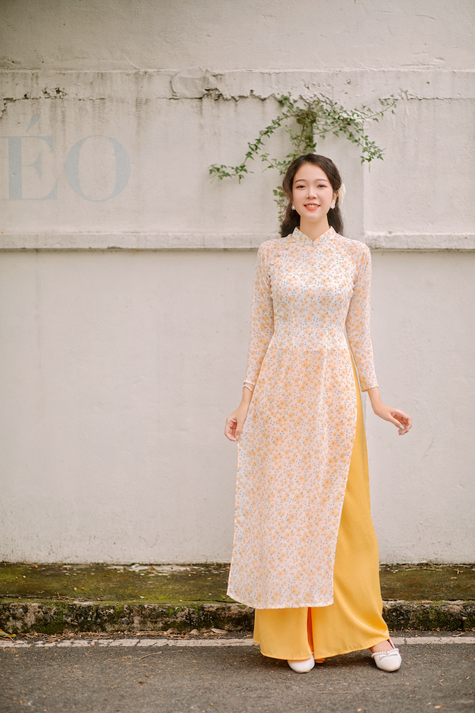 Áo dài Truyền thống Hoàng Mai